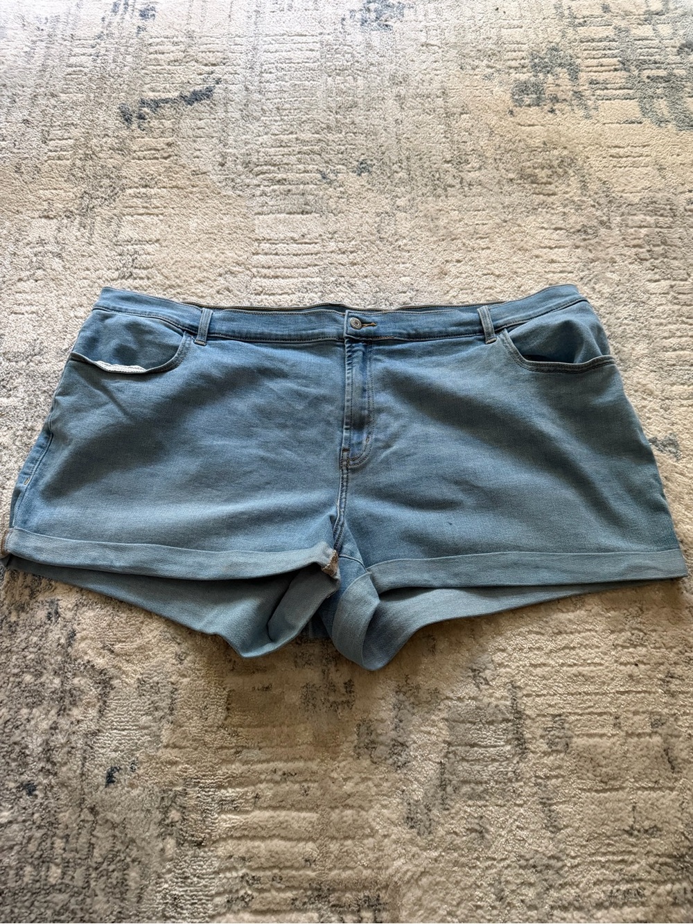 Old Navy Women's Light Blue Denim-Style Shorts
